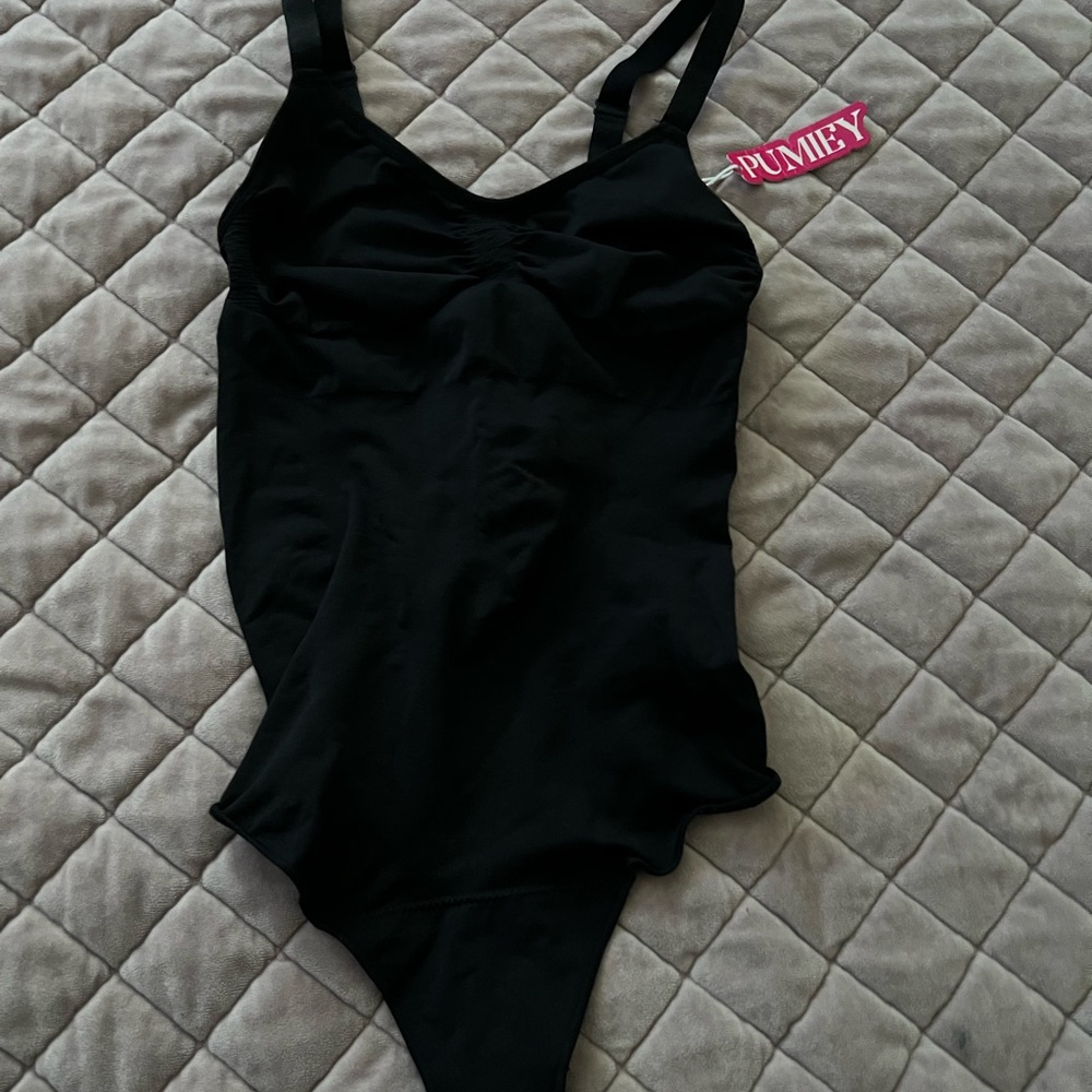 PUMEY Black Women's Bodysuit